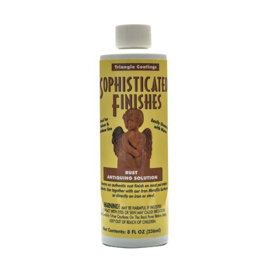 Picture of Triangle Coatings Sophisticated Finishes Instant Rust Antiquing Solution, 8 Oz