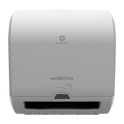 Picture of enMotion Impulse by GP PRO, 8in 1-Roll Automated Touchless Paper Towel Dispenser, 59437A, 12.7in x 8.58in x 13.8in, White, 1 Dispenser