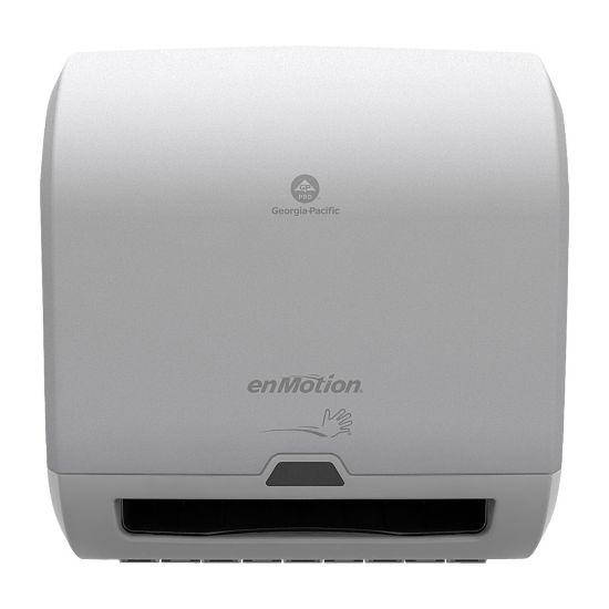 Picture of enMotion Impulse by GP PRO, 8in 1-Roll Automated Touchless Paper Towel Dispenser, 59437A, 12.7in x 8.58in x 13.8in, White, 1 Dispenser