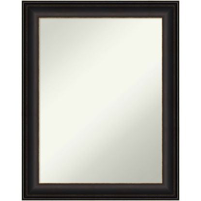 Picture of Amanti Art Non-Beveled Rectangle Framed Bathroom Wall Mirror, 28-1/2in x 22-1/2in, Trio Oil-Rubbed Bronze