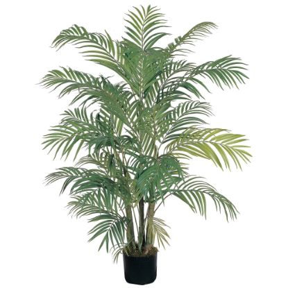 Picture of Nearly Natural 4ftH Silk Areca Palm Tree With Pot, Green