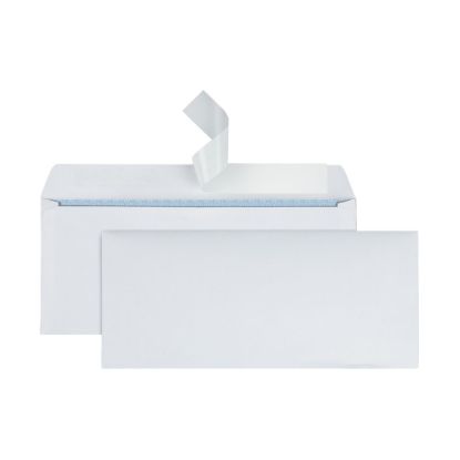 Picture of Office Depot Brand #10 Security Envelopes, 4-1/8in x 9-1/2in, Clean Seal, White, Box Of 250