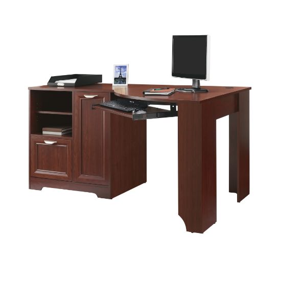 Picture of Realspace Magellan 60inW Corner Computer Desk, Classic Cherry