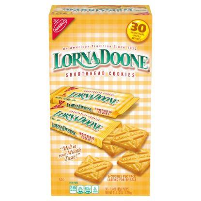 Picture of Lorna Doone Shortbread Cookies, 1.5 Oz, 6 Cookies Per Pack, Box Of 30 Packs