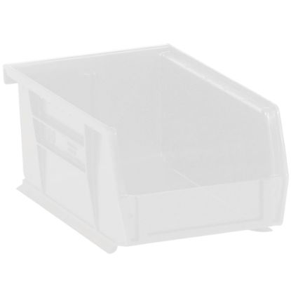 Picture of Partners Brand Plastic Stack & Hang Bin Boxes, Small Size, 9 1/4in x 6in x 5in, Clear, Pack Of 12