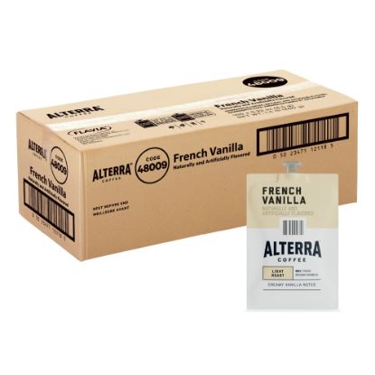 Picture of FLAVIA Coffee ALTERRA Single-Serve Coffee Freshpacks, French Vanilla, Carton Of 100