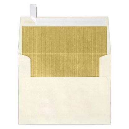 Picture of LUX Invitation Envelopes, A2, Peel & Press Closure, Gold/Natural, Pack Of 250