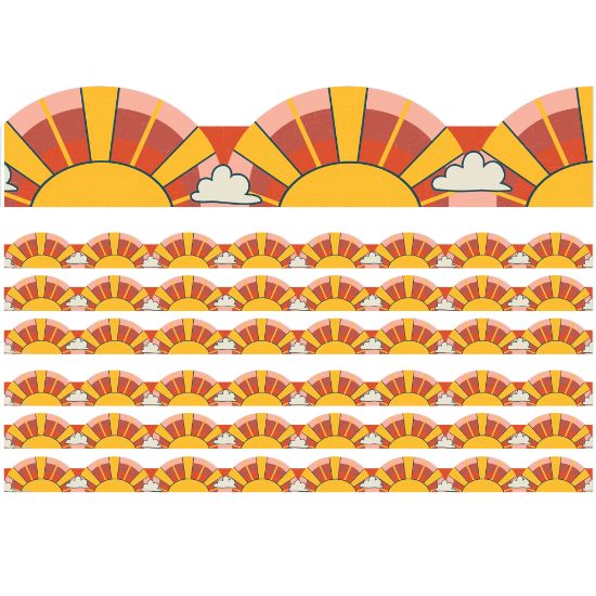 Picture of Eureka School Deco Trim, Adventurer Sunrise, 37' Per Pack, Set Of 6 Packs