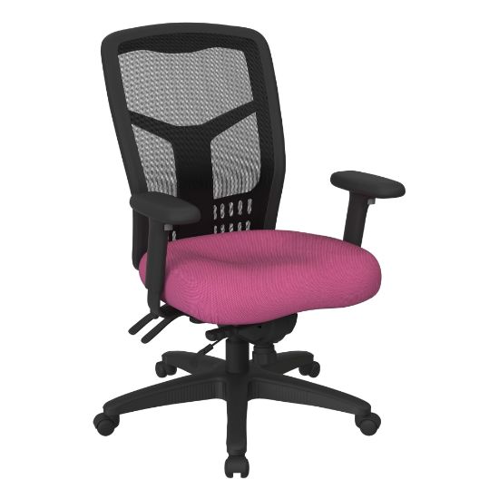 Picture of Office Star ProGrid Mesh High-Back Managers Chair, Pink