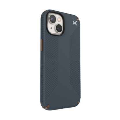 Picture of Speck Presidio2 Grip MagSafe iPhone 14 Case, Charcoal, 150059-3068