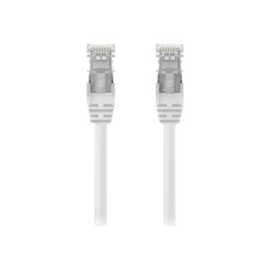 Picture of Belkin 3ft CAT6 Ethernet Patch Cable Snagless, RJ45, M/M, White - Patch cable - RJ-45 (M) to RJ-45 (M) - 3 ft - UTP - CAT 6 - molded, snagless - white - for Omniview SMB 1x16, SMB 1x8; OmniView SMB CAT5 KVM Switch