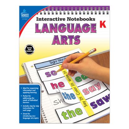 Picture of Carson-Dellosa Interactive Language Arts Notebook, Kindergarten