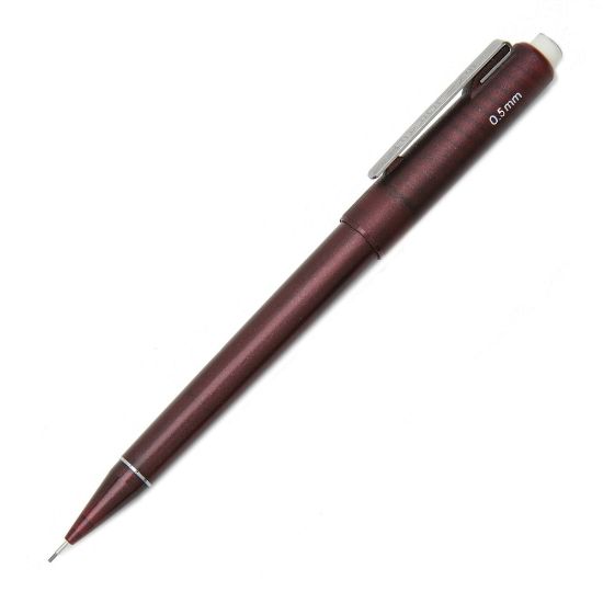 Picture of SKILCRAFT Dual-Action Mechanical Pencils, 0.5 mm, Burgundy Barrel, Pack Of 12 (AbilityOne 7520-01-317-6428)