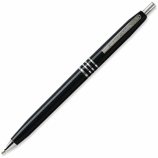 Picture of SKILCRAFT AbilityOne Retractable Ballpoint Pens, Medium Point, Black Barrel, Black Ink, Box Of 12 Pens