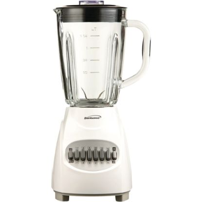 Picture of Brentwood 12-Speed Blender With Glass Jar, White