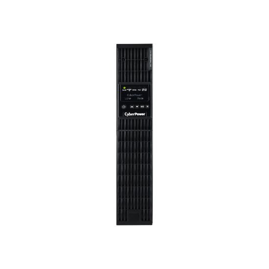 Picture of CyberPower OL1500RTXL2U Smart App Online UPS Systems - 1500VA/1350W, 100 - 125 VAC, NEMA 5-15P, 2U, Rack / Tower, Sine Wave, 8 Outlets, LCD, PowerPanel Business, $400000 CEG, 3YR Warranty