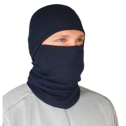 Picture of Ergodyne N-Ferno 6847 FR Balaclava Face Mask, One Size, Navy