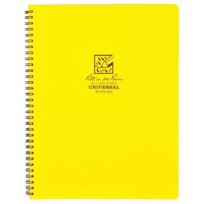 Picture of Rite in the Rain All-Weather Spiral Notebooks, Maxi, Side, 8-1/2in x 11-3/4in, 84 Pages (42 Sheets), Yellow, Pack Of 6 Notebooks