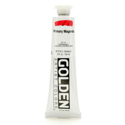 Picture of Golden Heavy Body Acrylic Paint, 2 Oz, Primary Magenta