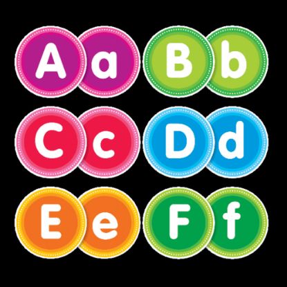 Picture of Color Your Classroom Alphabet Bulletin Board Letters, Assorted Colors