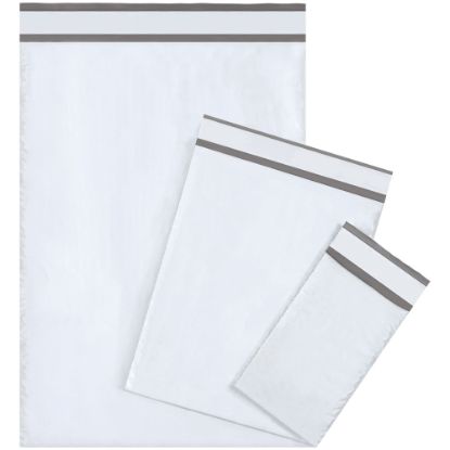 Picture of Partners Brand Bubble-Lined Poly Mailers, 9 1/2in x 14 1/2in, White, Box Of 25