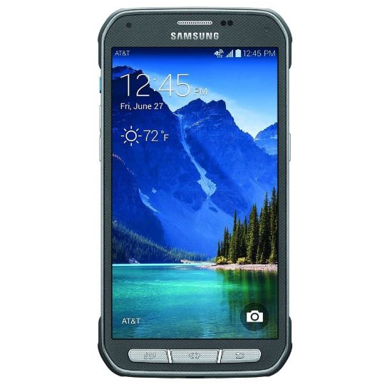 Picture of Samsung Galaxy S5 Active G870A Refurbished Cell Phone, Titanium Gray, PSU100572