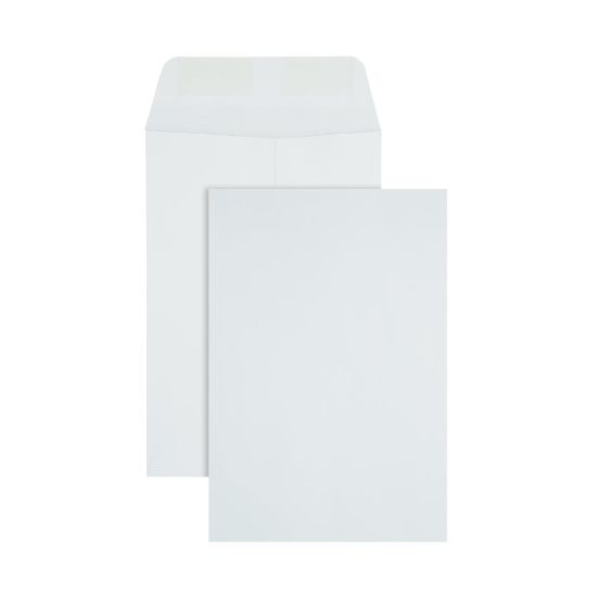 Picture of Office Depot Brand  6-1/2in x 9-1/2in Catalog Envelopes, Gummed Seal, White, Box Of 500