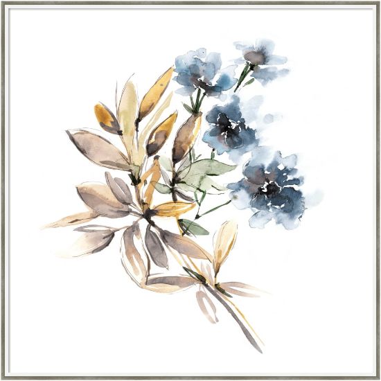 Picture of Amanti Art Muted Blue by Sara Berrenson Wood Framed Wall Art Print, 41inW x 41inH, White