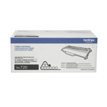 Picture of Brother TN-720 Black Toner Cartridge, TN-720BK