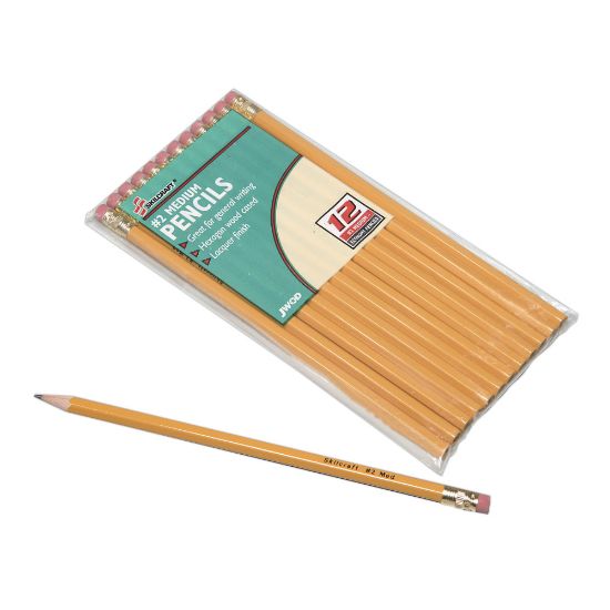 Picture of SKILCRAFT General Use Woodcase Pencils, #2 Lead, Medium Point, Pack Of 12 (AbilityOne 7510-00-281-5234)