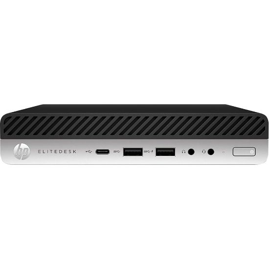 Picture of HP EliteDesk 800G3 Mini Refurbished Desktop PC, Intel i5, 16GB Memory, 256GB Solid State Drive, Windows 10 Pro