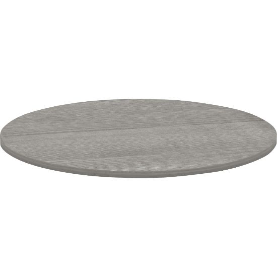 Picture of Lorell Round Conference Tabletop, 48in, Weathered Charcoal