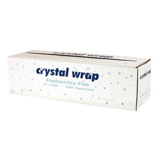 Picture of Anchor Packaging Crystalwrap Cutter Box Food Wrap, 18in x 3,000in, Clear