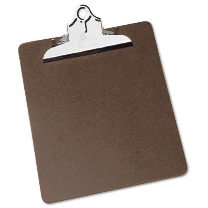 Picture of SKILCRAFT 50% Recycled Heavy-Duty Clipboard, 9in x 12 1/2in, Brown (AbilityOne 7520-00-281-5918)