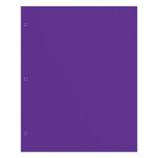 Picture of Office Depot Brand 2-Pocket School-Grade Paper Folder, Letter Size, Purple