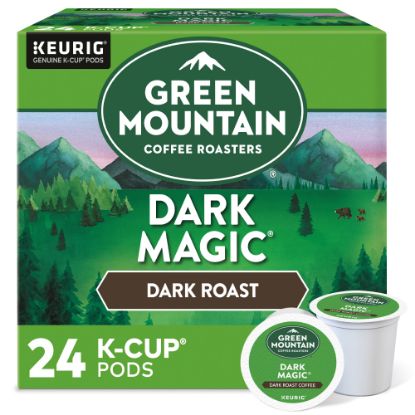 Picture of Green Mountain Coffee Single-Serve Coffee K-Cup Pods, Dark Magic Extra-Bold, Carton Of 24