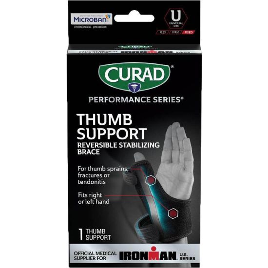 Picture of CURAD Performance Series Reversible Thumb Support, Universal, Black