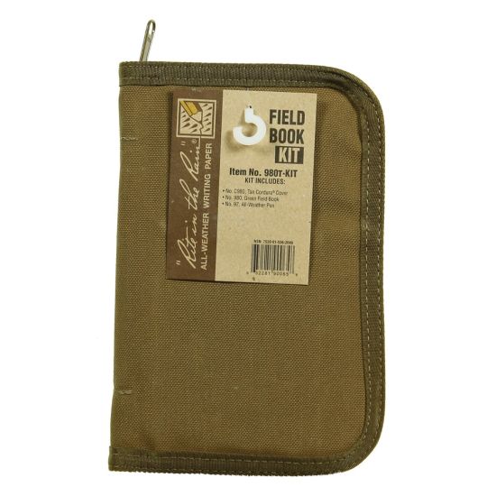 Picture of Rite In The Rain Tactical Field Note Book Organizer Kit, 8inH x 5inW x 2inD, Tan