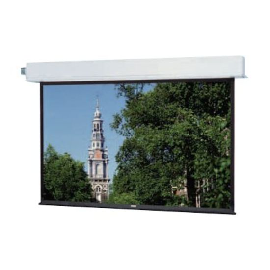 Picture of Da-Lite Advantage Electrol SQUARE Format - Projection screen - ceiling mountable - motorized - 120 V - 119in (118.9 in) - 1:1 - Matte White - white