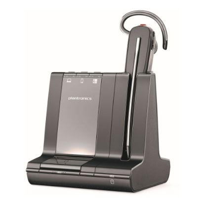 Picture of Plantronics Savi 8240-M Office Wireless Headset, Black, 211819-01