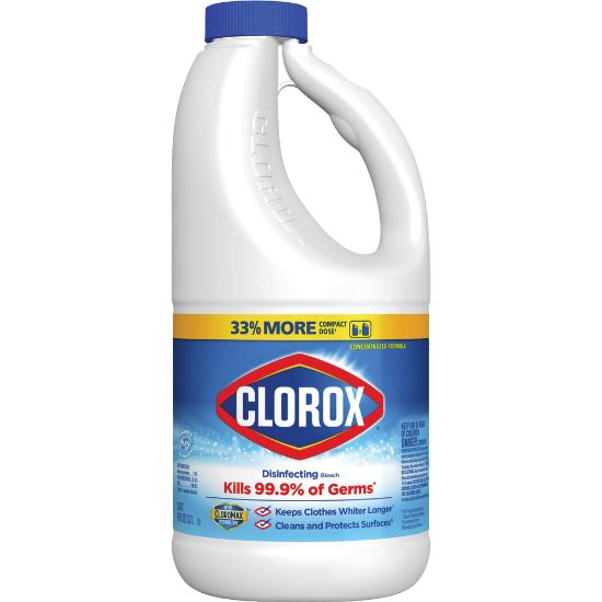 Picture of Clorox Disinfecting Concentrate Liquid Bleach, 42 Fl Oz, Clear