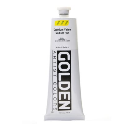 Picture of Golden Heavy Body Acrylic Paint, 5 Oz, Cadmium Yellow Medium Hue