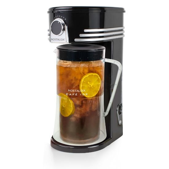 Picture of Nostalgia Electrics Ice Brew 12-Cup Tea And Coffee Maker, Black