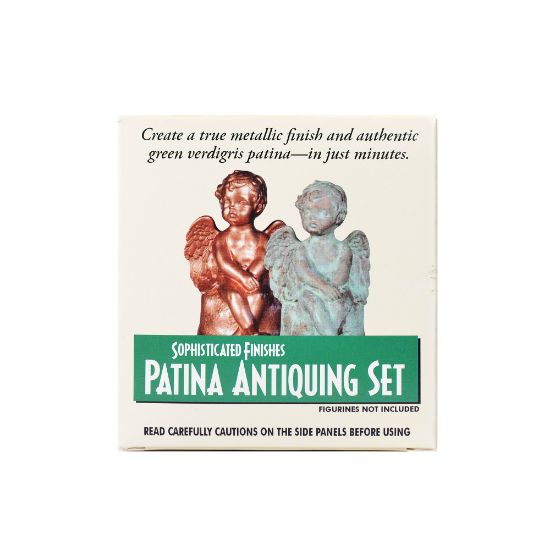 Picture of Triangle Coatings Sophisticated Finishes Patina Green Small Starter Set, 2 Oz