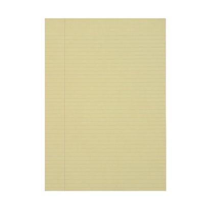 Picture of Glued Writing Pads By SKILCRAFT, 8 1/2in x 14in, Yellow, Legal Ruled Both Sides, Pack Of 12 (AbilityOne 7530-01-124-7632)