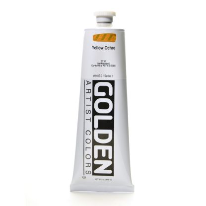 Picture of Golden Heavy Body Acrylic Paint, 5 Oz, Yellow Ochre