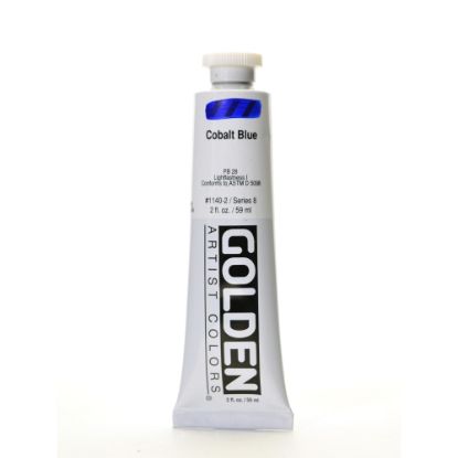 Picture of Golden Heavy Body Acrylic Paint, 2 Oz, Cobalt Blue