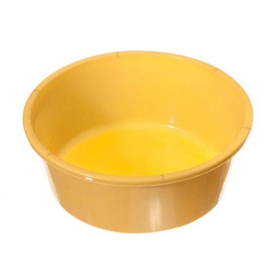 Picture of Medline Round Plastic Washbasins, 5 Qt, Gold, Pack Of 50