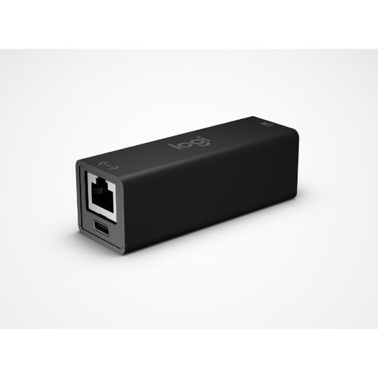 Picture of Logitech - Network adapter - USB-C - 10/100 Ethernet x 1 + USB-C x 2