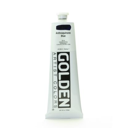 Picture of Golden Heavy Body Acrylic Paint, 5 Oz, Anthraquinone Blue